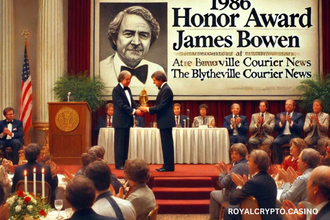 James Bowen Blytheville Courier News 1986 Honor Award